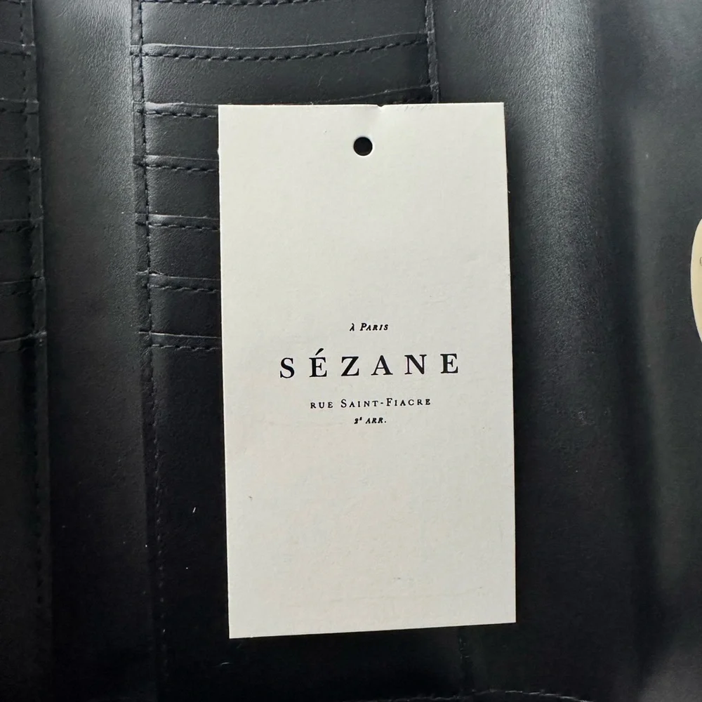 Sézane Milo Large Leather Wallet - Picture 7 of 9